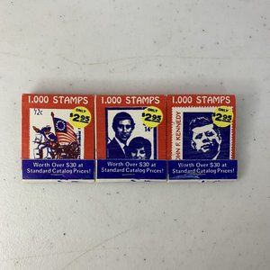 Vintage Matchbook Stamps,‎ Cheap Stamps Kennedy Says So Lot Of 3